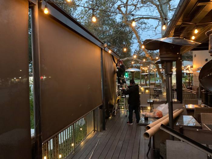 Outdoor Patio Shades &mdash; Blinds4u project photo